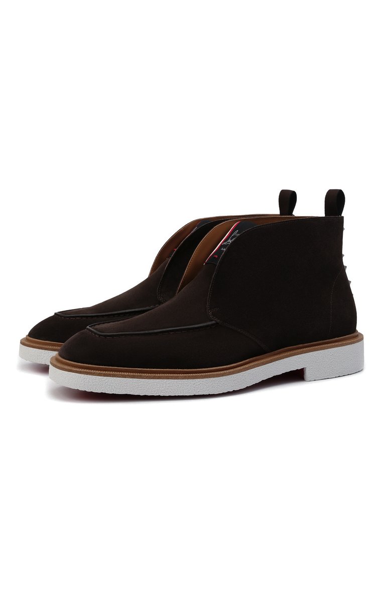 Замшевые ботинки citycrepe CHRISTIAN LOUBOUTIN, арт. 3210523/CITYCREPE FLAT, фото 1