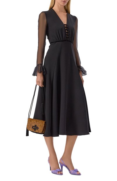 Кожаные босоножки coeur royal 85 VALENTINO сиреневого цвета по цене 125500 руб., арт. 8W2S0LU8/DMD, фото 3 Кожаные босоножки coeur royal 85 VALENTINO, арт. 8W2S0LU8/DMD, фото 3