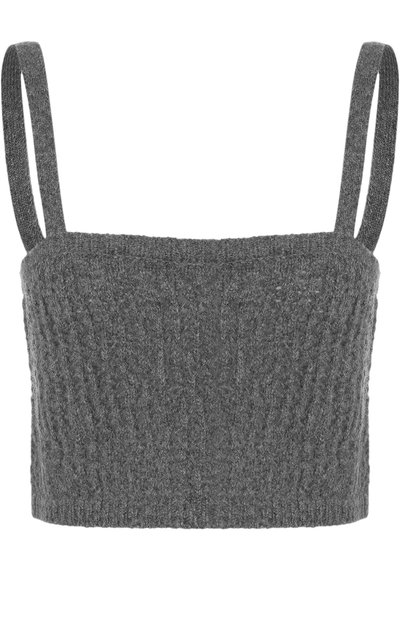 Шерстяной кроп-топ на тонких бретельках ISA ARFEN, арт. KN32 AW17 C0SY CL0CHARD W00L, фото 1