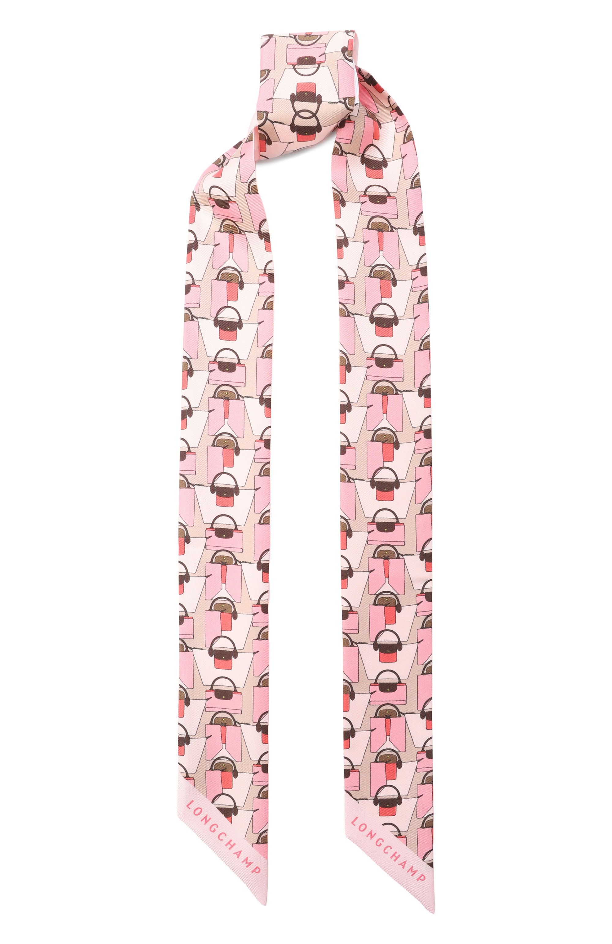 Шелковый шарф-твилли LONGCHAMP, арт. 51010GS0/GS0, фото 1