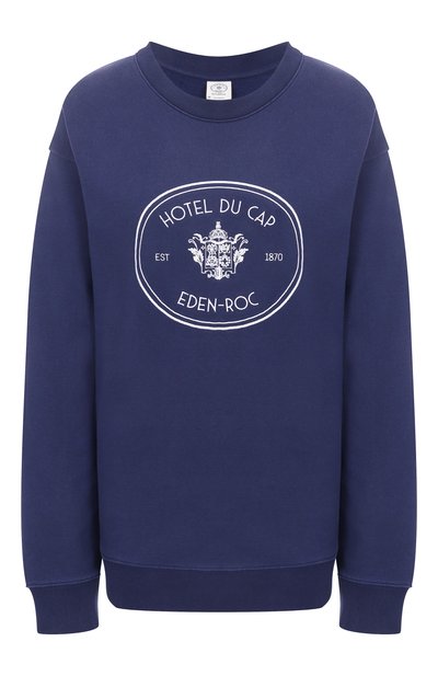 Женский хлопковый свитшот sporty &amp; rich x hotel du cap-eden-roc SPORTY AND RICH, арт. ST07160621BL106