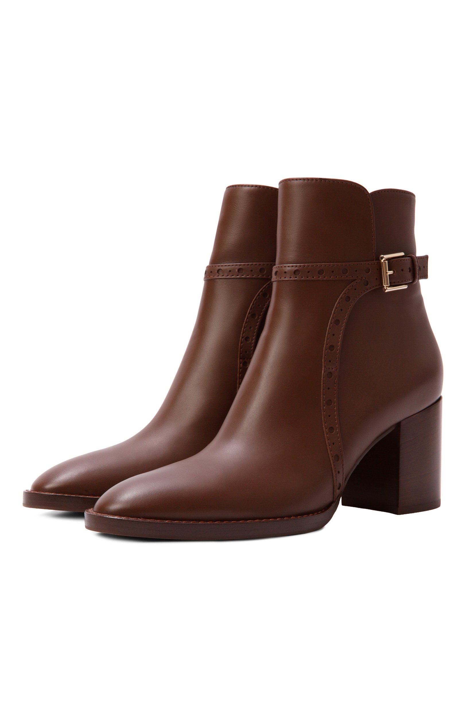 Кожаные ботильоны fes 70 GIANVITO ROSSI коричневого цвета по цене 236500 руб., арт. G72834.70CU0.VGIBR0W, фото 1 Кожаные ботильоны fes 70 GIANVITO ROSSI, арт. G72834.70CU0.VGIBR0W, фото 1