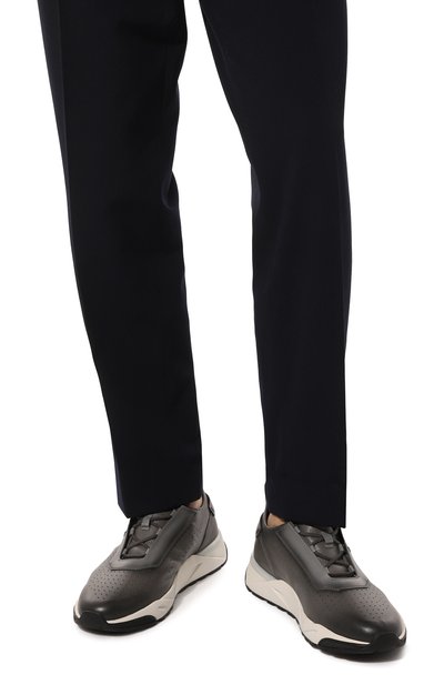 Кожаные кроссовки innova SANTONI, арт. MBIM21694BINNSU6U57, фото 3