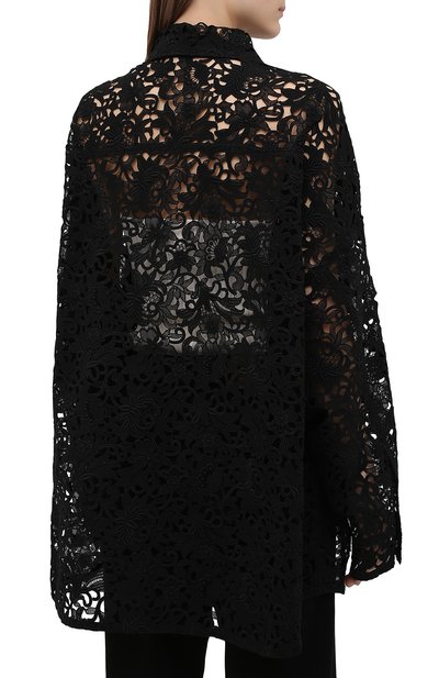 Хлопковая рубашка VALENTINO, арт. VB0CI0K53QG, фото 4