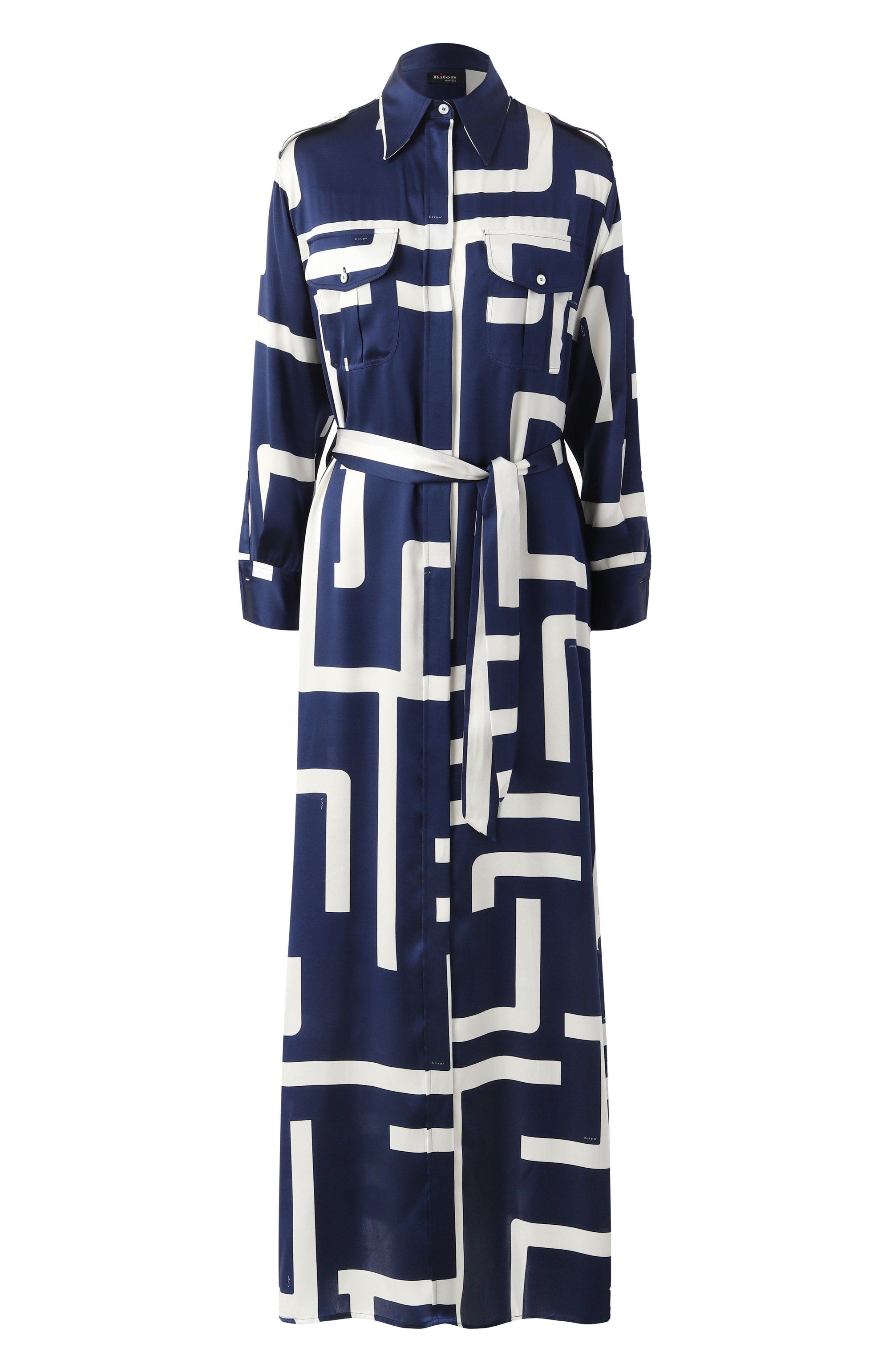 Шелковое платье KITON, арт. D47321K0926E06, фото 1