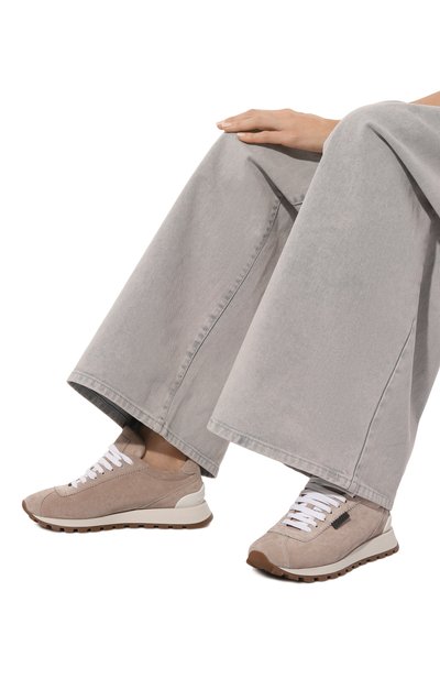 Замшевые кроссовки BRUNELLO CUCINELLI, арт. MZSFGB1117, фото 3