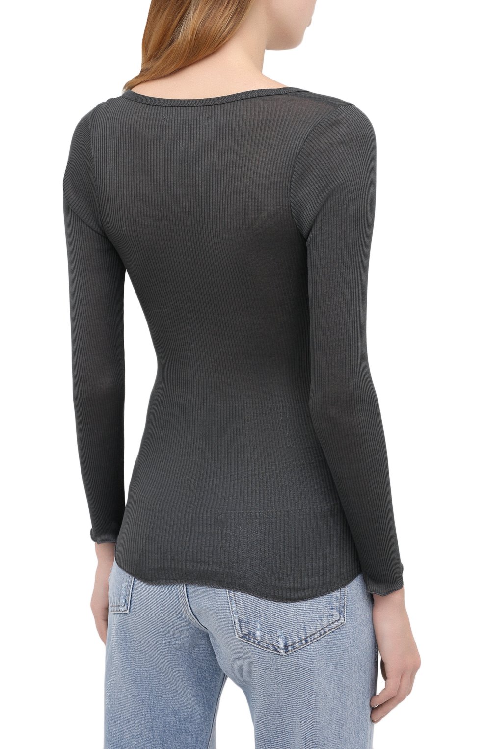 Хлопковый лонгслив-хенли ISABEL MARANT ETOILE, арт. TS0769-20A062E/LAMYLIC, фото 4