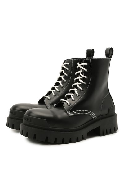 Кожаные ботинки 20 мм strike BALENCIAGA, арт. 590974/WA964, фото 1