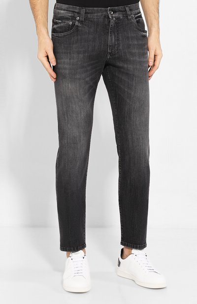 Джинсы DOLCE & GABBANA темно-серого цвета по цене 69350 руб., арт. GY07CD/G8BR4, фото 3 Джинсы DOLCE & GABBANA, арт. GY07CD/G8BR4, фото 3