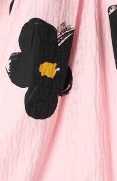 Детское хлопковое платье MARC JACOBS (THE) светло-розового цвета, арт. W60504 | Фото 3 (Материал внешний: Хлопок; Материал подклада: Хлопок; Рукава: Короткие; Девочки Кросс-КТ: Платье-одежда; Случай: Повседневный; Автоматизация состава: Проставлено; Автоматизация ТО: Проставлено; Ростовка одежда: 3 года | 98 см, 5 лет | 110 см, 4 года | 104 см, 7 лет | 122 см, 9 лет | 134 см, 12 лет | 152 см, 2 года | 92 см)