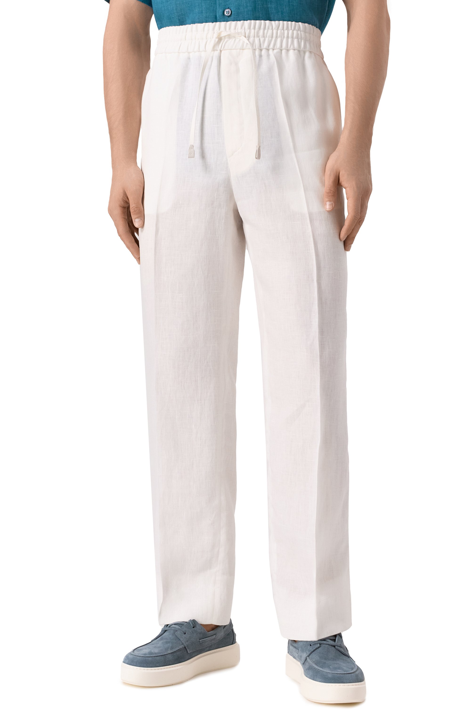 Льняные брюки BRIONI, арт. RP2Z0L-PB114, фото 3