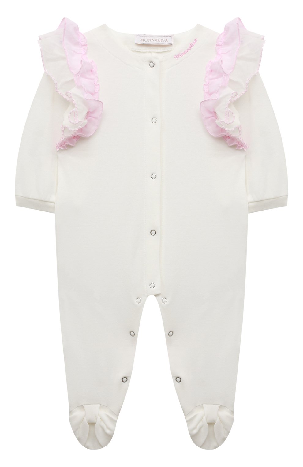Хлопковый комбинезон MONNALISA, арт. 350205, фото 1