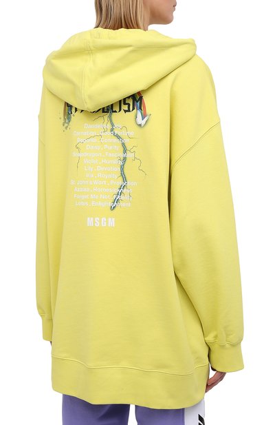 Хлопковое худи MSGM, арт. 3041MDM166 217299, фото 4