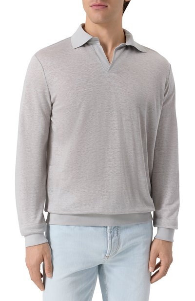 Льняное поло GIORGIO ARMANI, арт. GM001995/TE11335, фото 3