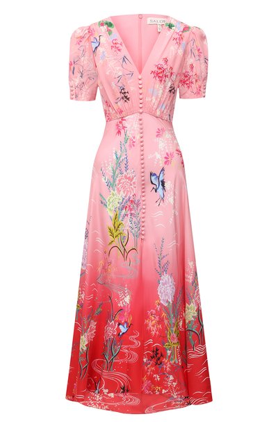 Шелковое платье SALONI, арт. 1764-1485, фото 1