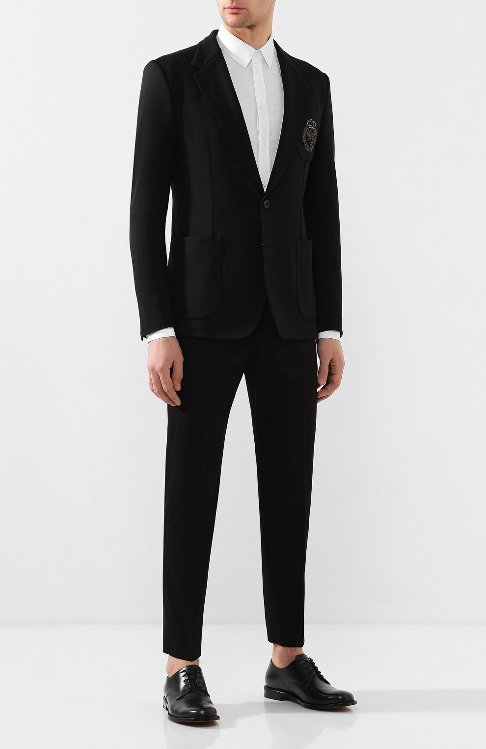 Хлопковый пиджак DOLCE & GABBANA, арт. G2NW6Z/FUGJM, фото 2