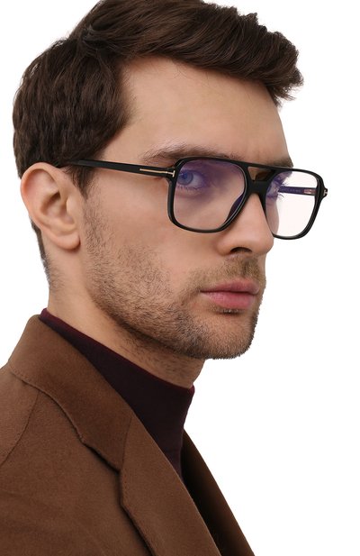 Оправа TOM FORD черного цвета по цене 21800 руб., арт. TF5585-B 001, фото 2 Оправа TOM FORD, арт. TF5585-B 001, фото 2