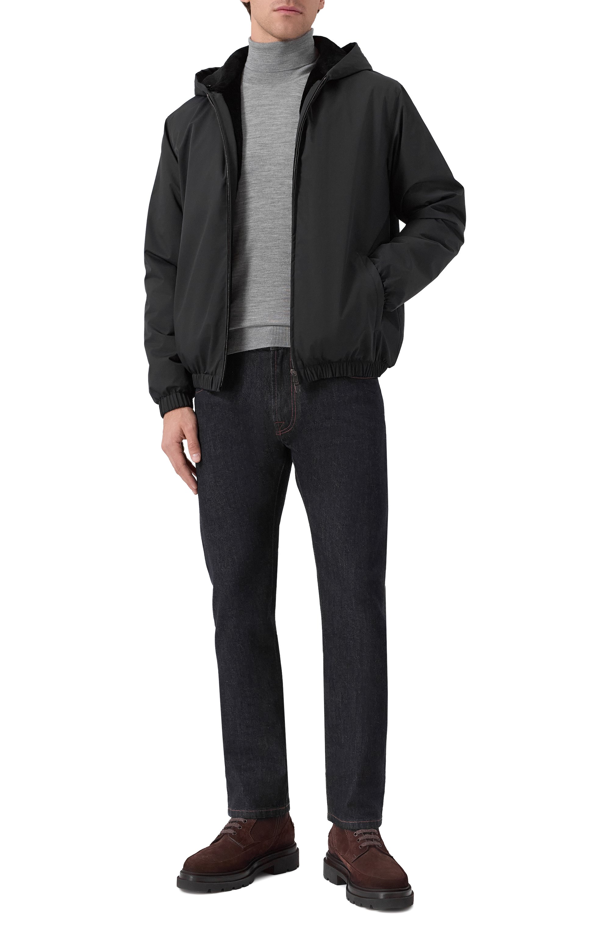 Пуховый бомбер с подкладкой из норки MVST, арт. FTECK-ME5635-4V, фото 2