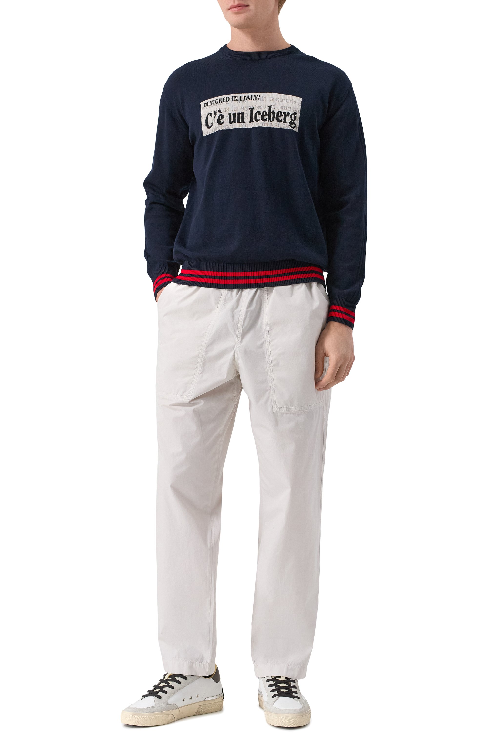 Хлопковые брюки ICEBERG, арт. B080/0032, фото 2