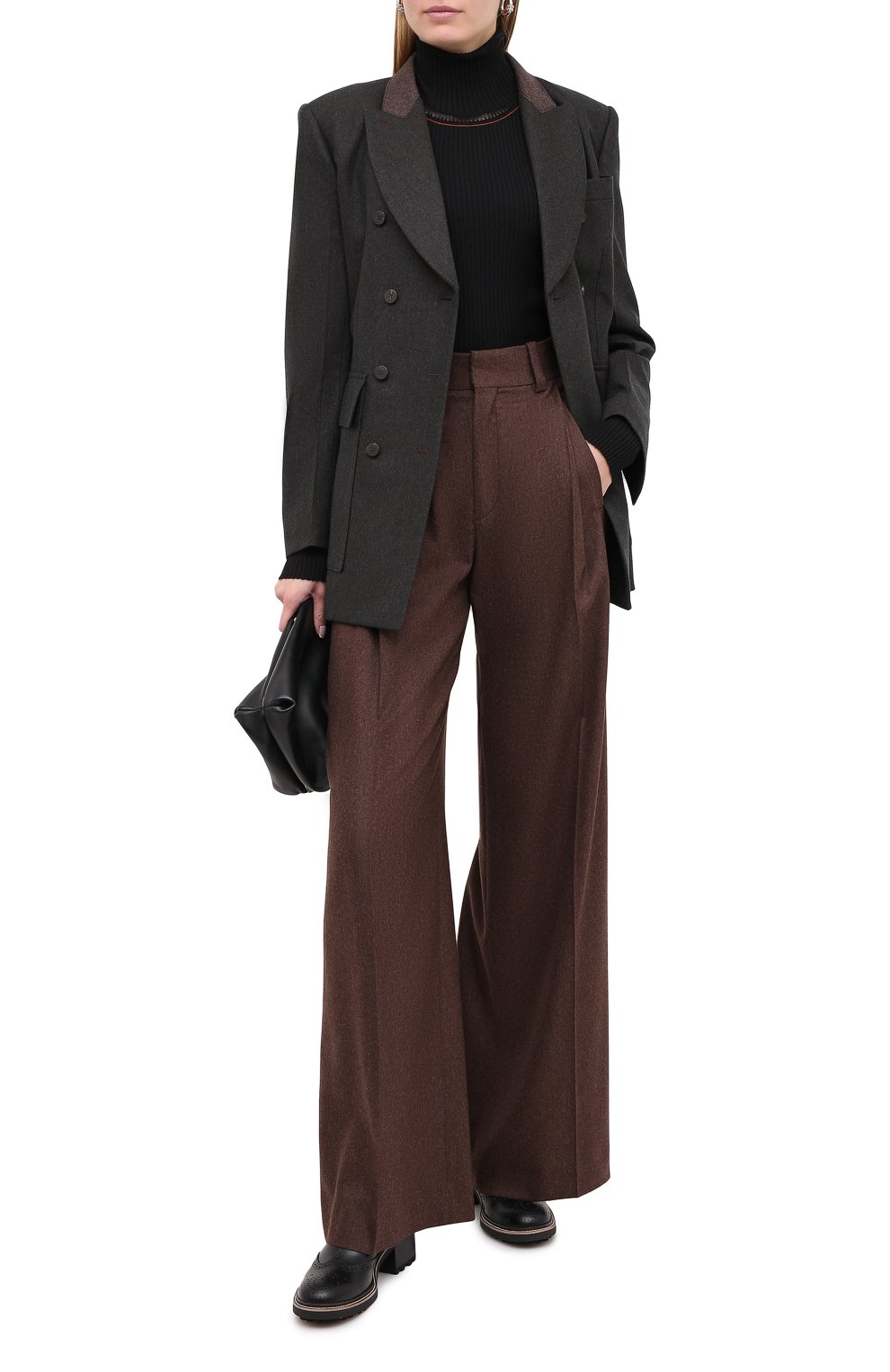 Водолазка из шерсти и шелка CHLOÉ, арт. CHC20WMP10510, фото 2