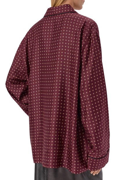 Шелковая рубашка SAINT LAURENT, арт. 870143/Y6K08, фото 4