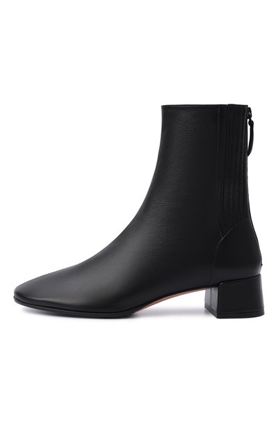 Кожаные ботильоны AQUAZZURA черного цвета по цене 105000 руб., арт. TSHMIDB2-NAP-000, фото 4 Кожаные ботильоны AQUAZZURA, арт. TSHMIDB2-NAP-000, фото 4