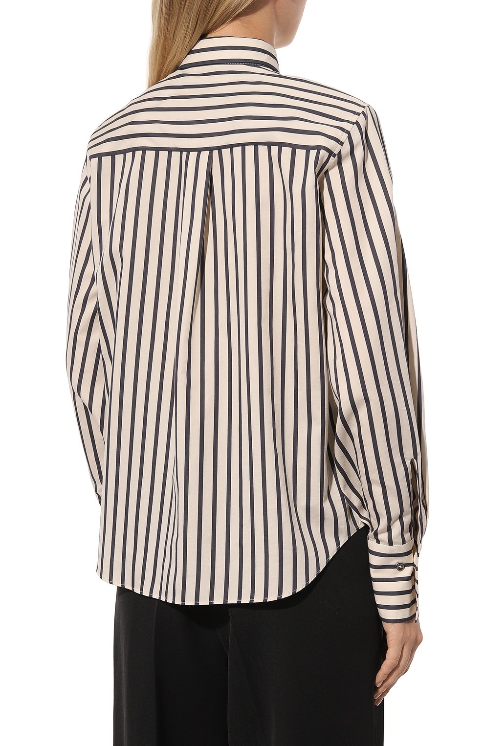 Рубашка из хлопка и шелка BRUNELLO CUCINELLI, арт. MA767MU816, фото 4