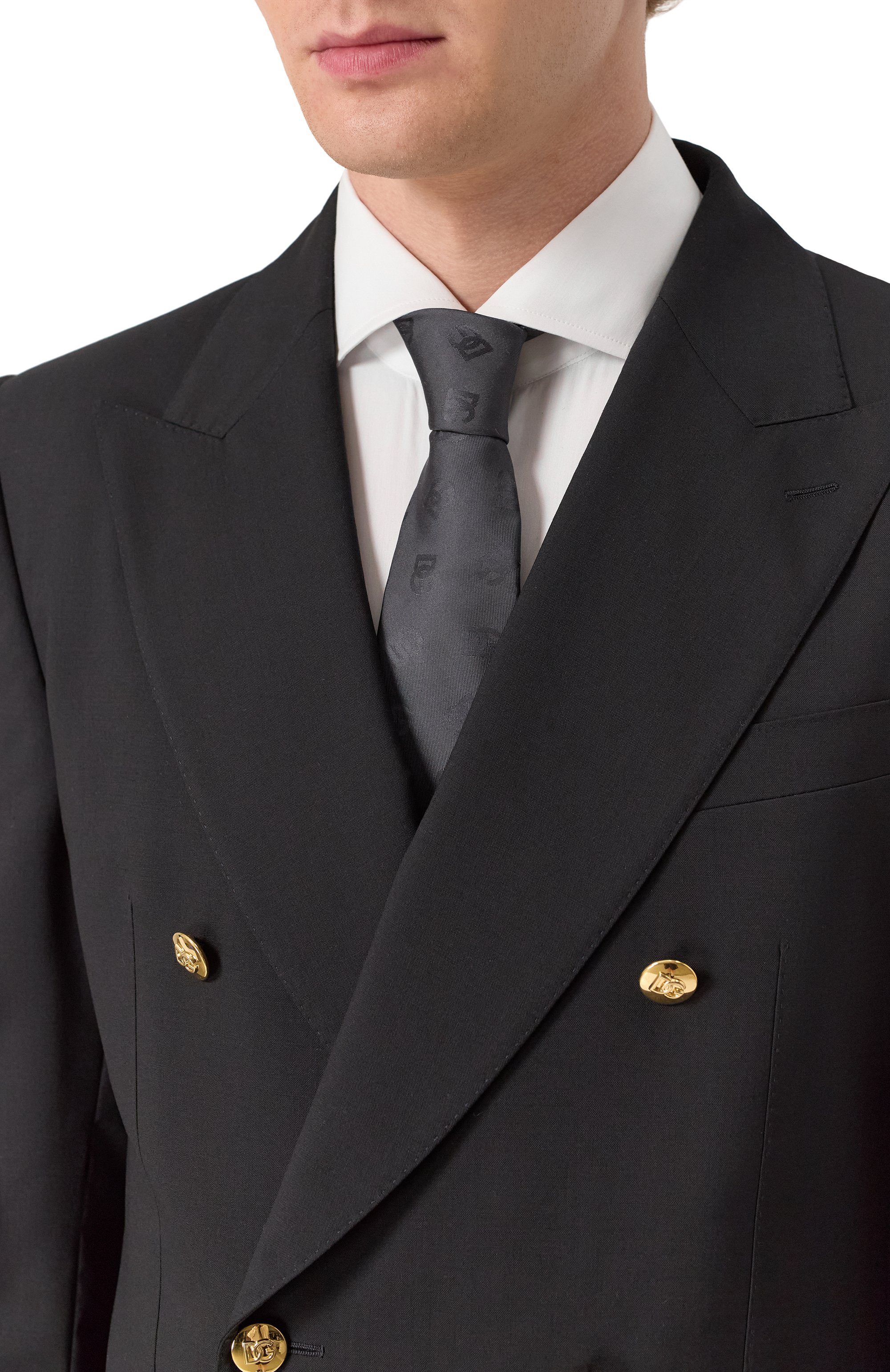 Шелковый галстук DOLCE & GABBANA, арт. GT149E/FJ1JY, фото 2