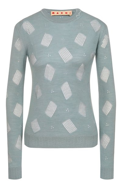Женский пуловер из шерсти и шелка MARNI, арт. GCMD0600A0/UFW534