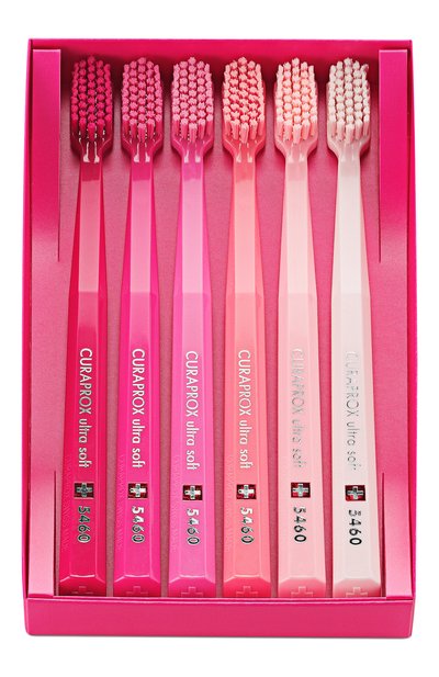 Женская набор зубных щеток pink edition ultrasoft d 0,10 мм (6 шт.) CURAPROX, арт. 7612412429350