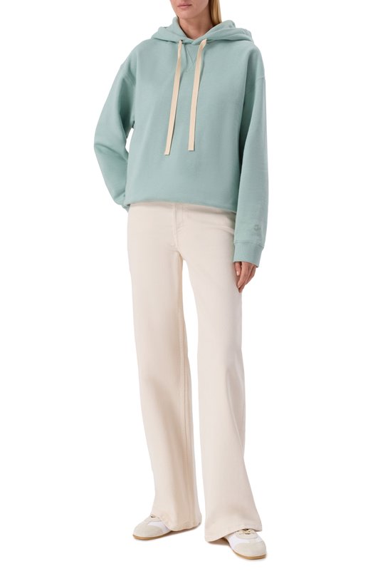 Хлопковое худи Jil Sander J40GU0121/J20039 Голубой  J40GU0121/J20039 Фото 2