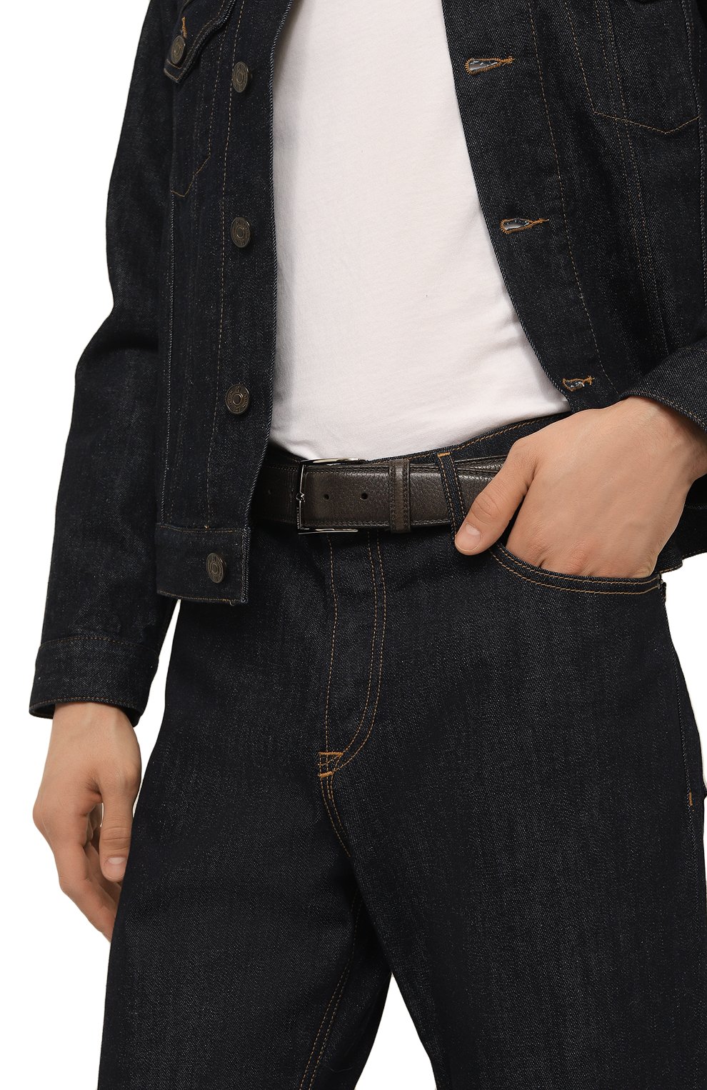 Кожаный ремень BARRETT, арт. 81B537.4/CERV0 ASP0RTABILE, фото 2