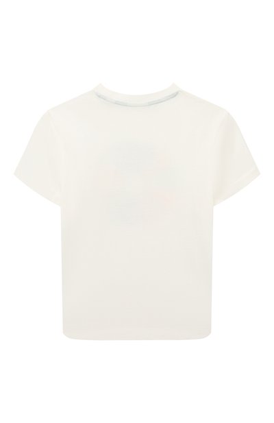 Хлопковая футболка SCOTCH AND SODA белого цвета по цене 3850 руб., арт. 170565-23-SSBM-D51, фото 2 Хлопковая футболка SCOTCH AND SODA, арт. 170565-23-SSBM-D51, фото 2