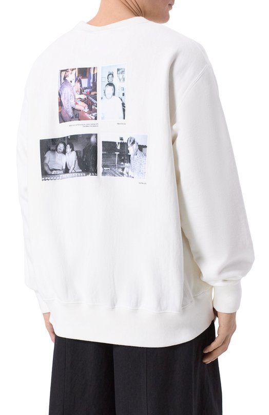 Хлопковый свитшот Undercover UC2E4815-5 Белый  UC2E4815-5 Фото 4