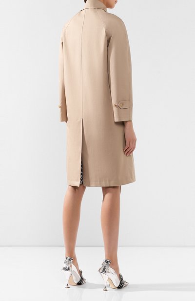 Хлопковый плащ BURBERRY, арт. 4564591, фото 4