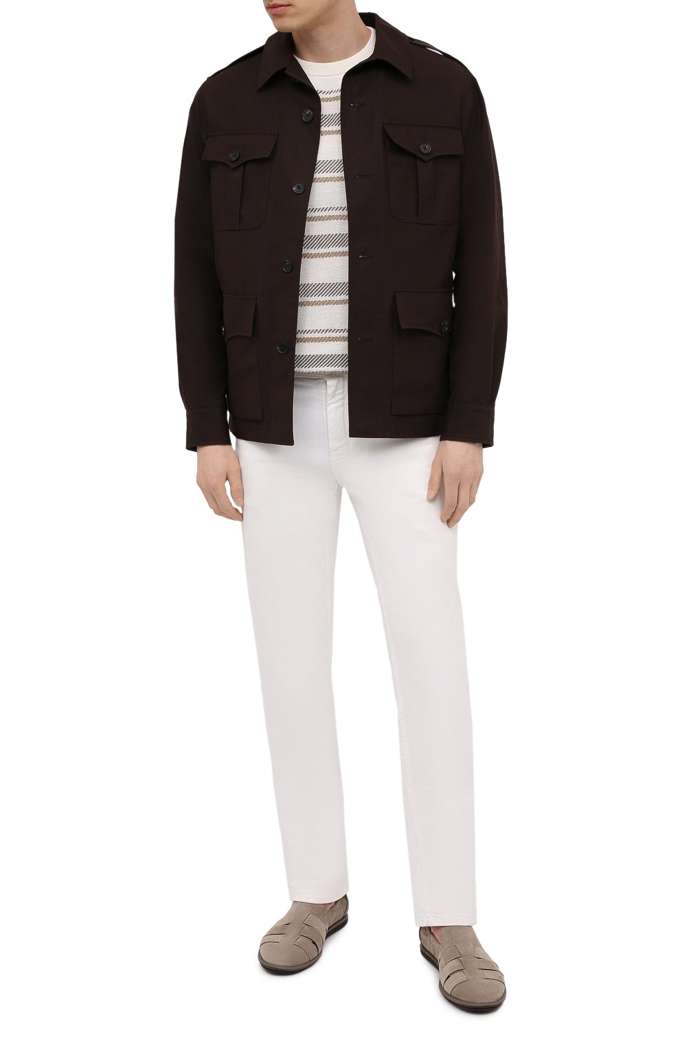 Замшевые слиперы GIORGIO ARMANI, арт. X2J149/XM797, фото 2