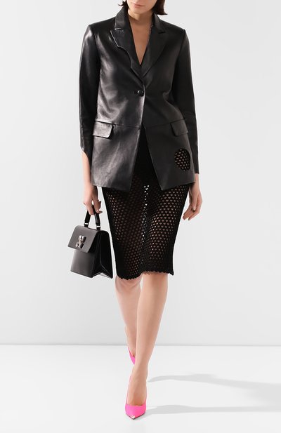 Кожаный жакет OFF-WHITE, арт. 0WJA027S20LEA0011000, фото 2