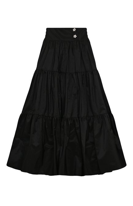 Детская юбка DESIGNERS CAT черного цвета, арт. 100000K01001736/SILVANA SKIRT/14A-16A | Фото 1 (Материал подклада: Хлопок; Материал внешний: Синтетический материал; Нос: Не проставлено; Материал сплава: Проставлено)