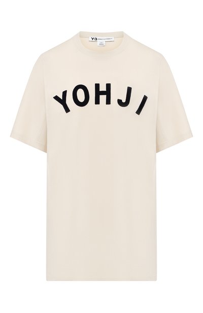 Женская хлопковая футболка Y-3, арт. FJ0328/W