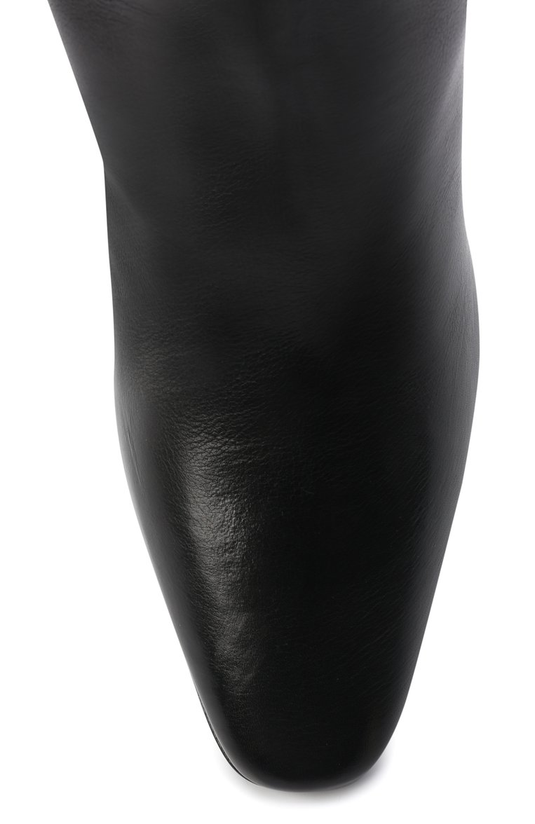 Кожаные ботфорты SAINT LAURENT, арт. 667634/25V00, фото 5