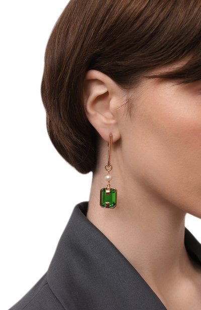 Серьги с жемчугом и кристаллами CRYSTALLINE JEWELLERY, арт. 382YNN, фото 2