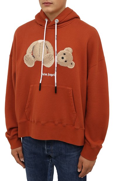 Хлопковое худи PALM ANGELS, арт. PMBB058F21FLE0072760, фото 3