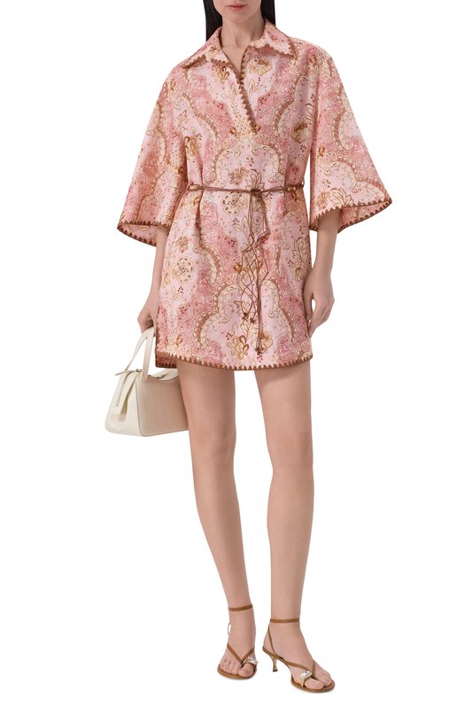 Кожаные босоножки Chic Julia 50 Casadei 1N254B0501/C3025 Коричневый  1N254B0501/C3025 Фото 3