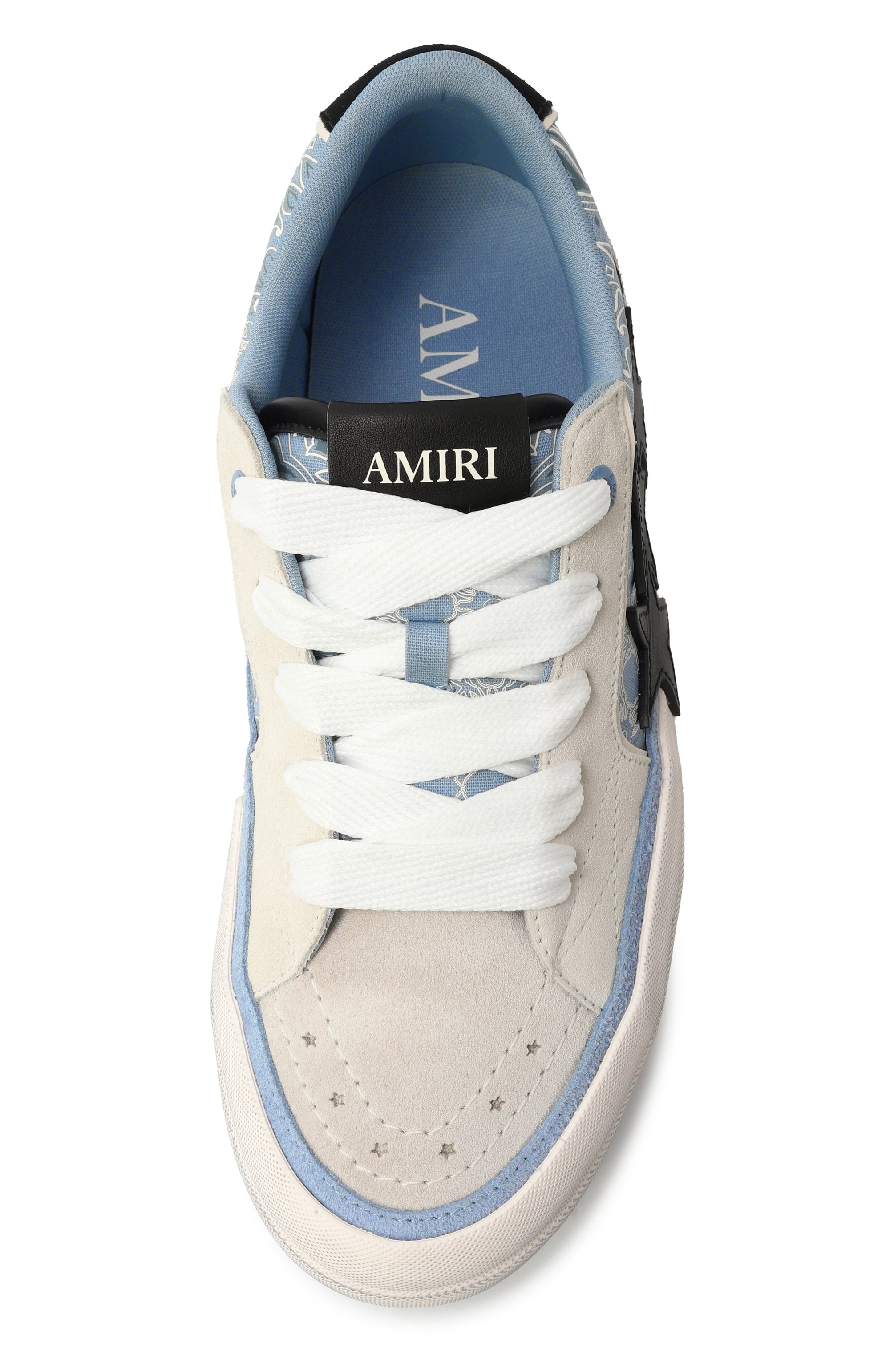 Комбинированные кеды bandana sunset skate AMIRI, арт. AMF0SR1167, фото 6