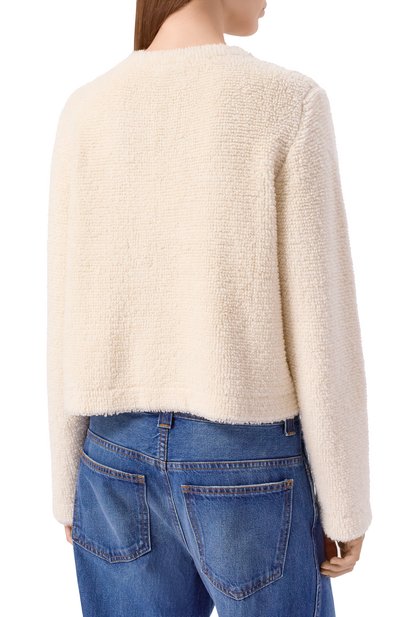 Кардиган из хлопка и кашемира FTC кремового цвета по цене 65000 руб., арт. 10004-0240, фото 4 Кардиган из хлопка и кашемира FTC, арт. 10004-0240, фото 4