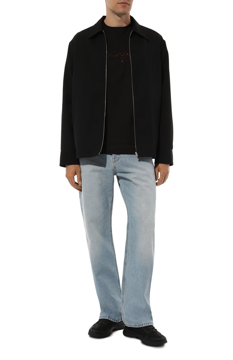 Комбинированные кроссовки l-i mesh LANVIN, арт. FM-SKAK01-SUSH-P24, фото 1