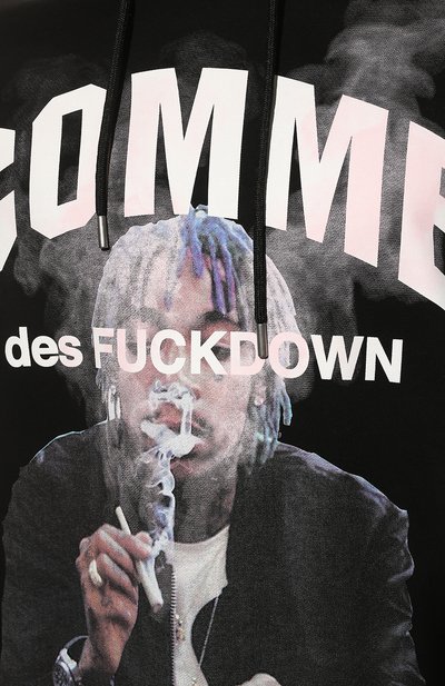 Хлопковое худи COMME DES FUCKDOWN, арт. CDFU1629SFC, фото 5