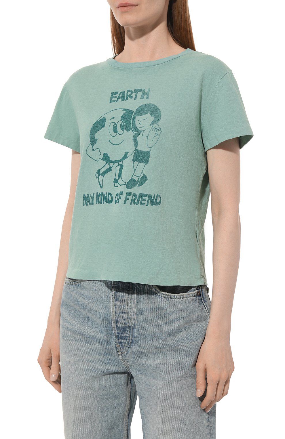 Хлопковая футболка RE/DONE, арт. 024-02WCGT280, фото 3