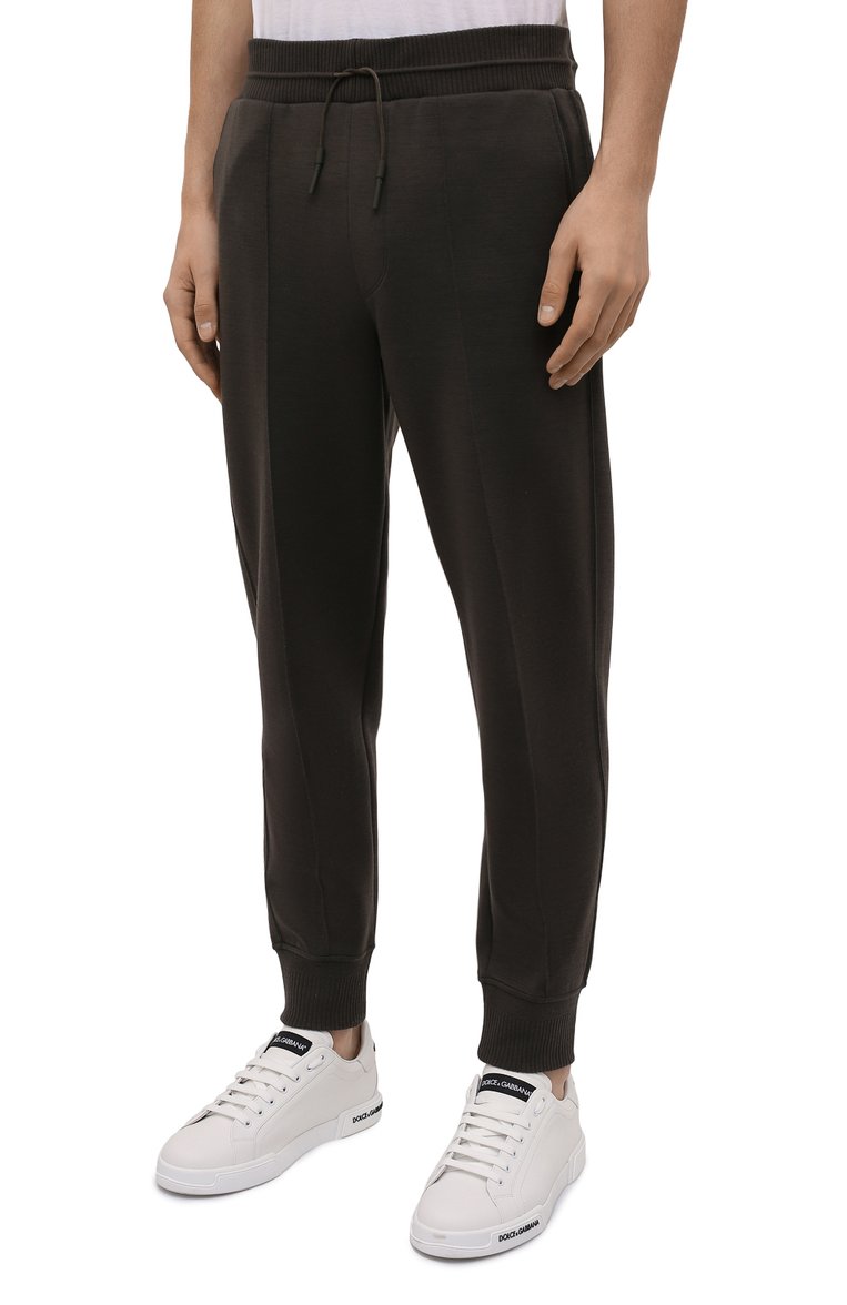 Джоггеры из шерсти и хлопка ZEGNA, арт. UZ564/TR0, фото 3