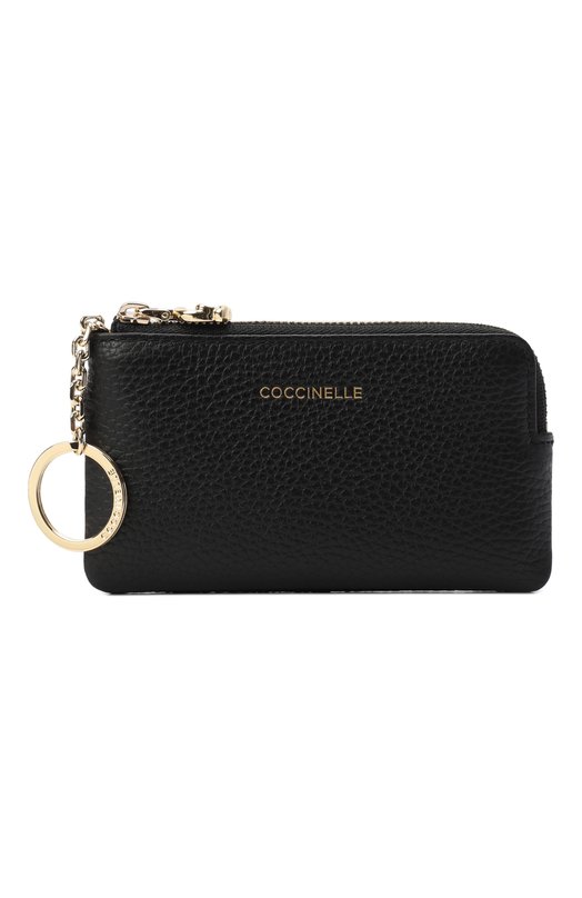 Кожаный кошелек для монет Coccinelle E2 TBM 19 31 01 Чёрный E2 TBM 19 31 01